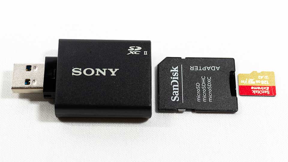 microSDの性能 SDSQXA1-128G-GN6Mとカードリーダー│Rai-Life