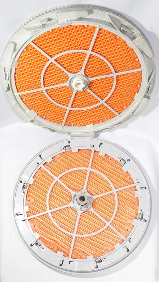 ACK75Lの水車とMCK70Vの水車