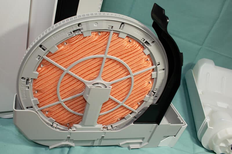 MCK70Vの水車と水トレイ