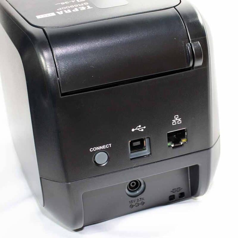 テプラPRO SR5900Pの背面
