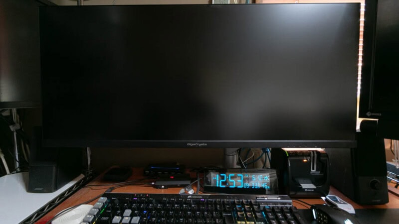 LCD-GCWQ341XDBの設置状況
