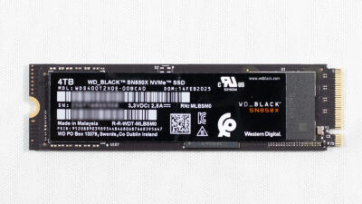 SN850X 4TB WDS400T2X0Eの表面